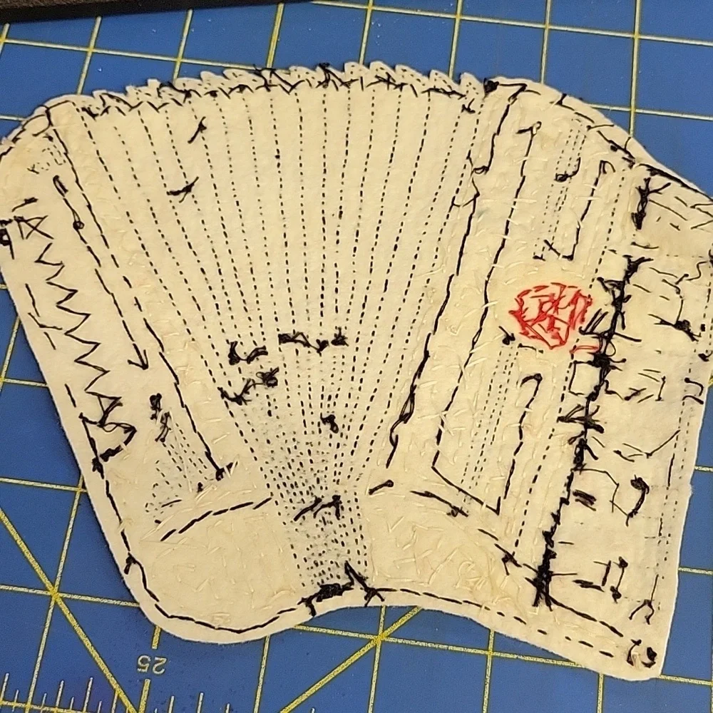 Vintage Beaded Accordion 6